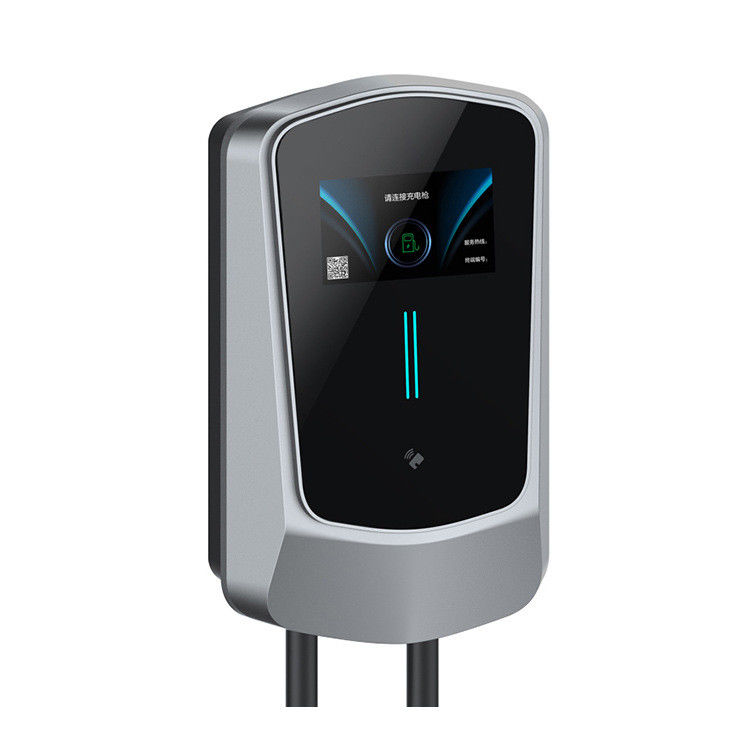 Зарядные устройства для коммерческих электромобилей типа 2 App Wall EV Charger 4,3-дюймовый дисплей
