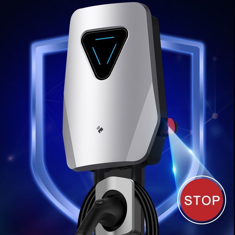 Уровень 2 J1772 Fingerprint App Type 2 EV зарядное устройство со стандартным 5 м кабелем