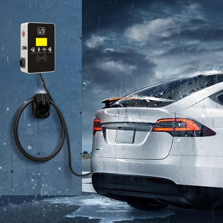 EV 3-фазное зарядное устройство типа 2 22 киловатт для быстрой зарядки в домашних условиях