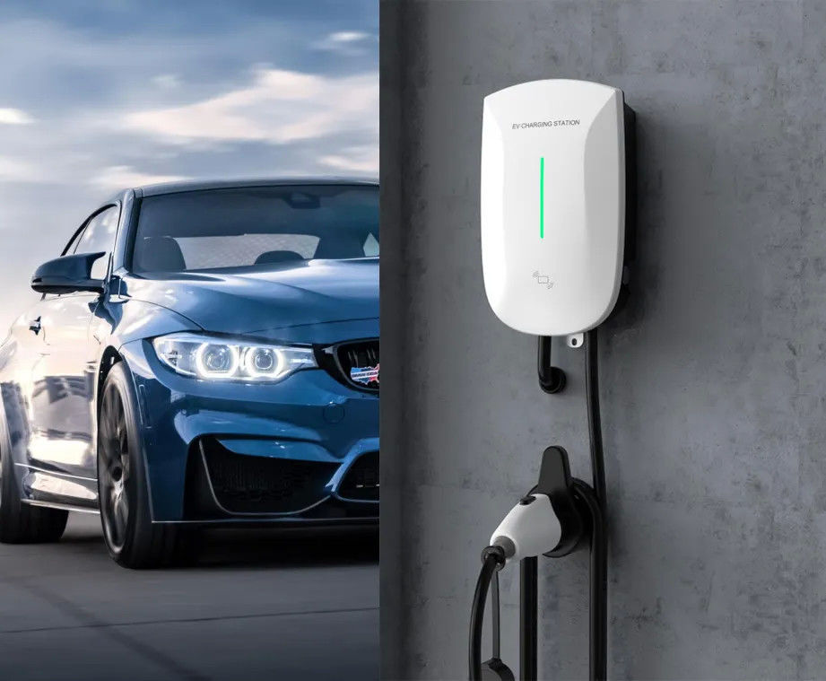 Американский стандарт 240V RFID Карта управления Стенной зарядной станции для электромобилей для дома