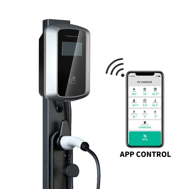 RFID-карта Wi-Fi Bluetooth Стенная зарядная станция для электромобилей