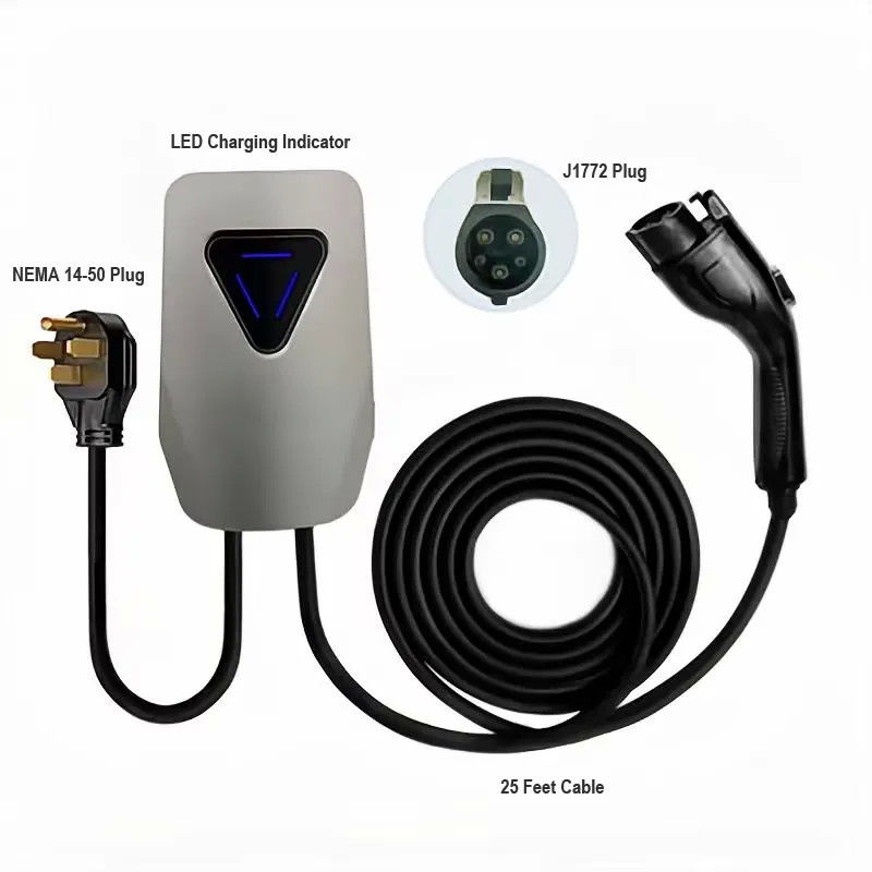 Заряжатель стены EV типа 1 оружия 32A американского стандарта одиночный для поручать дома Tesla