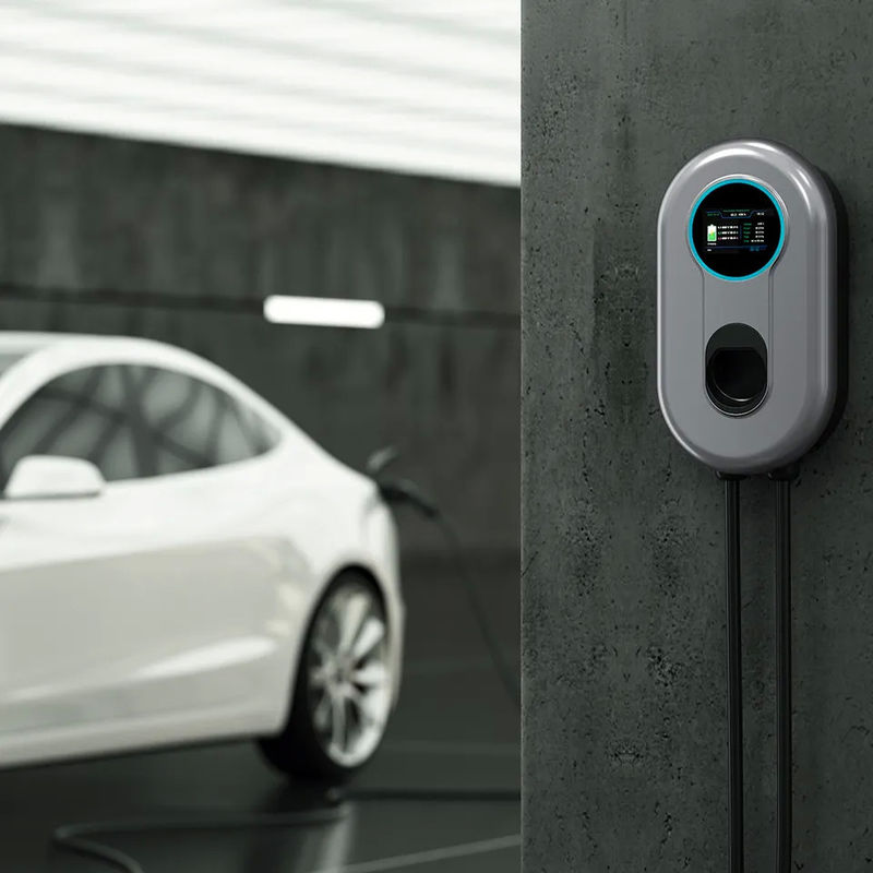 Тип 2 заряжателя оружия 11kw портативное EV экранного дисплея LCD одиночное