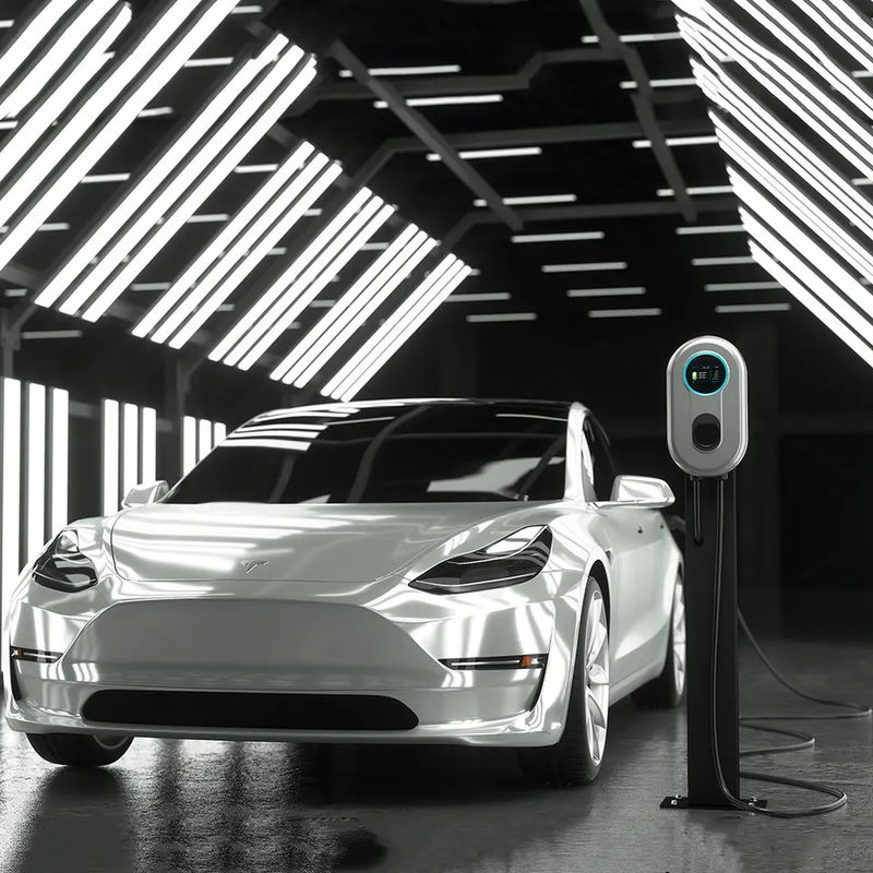 Тип 2 заряжателя оружия 11kw портативное EV экранного дисплея LCD одиночное