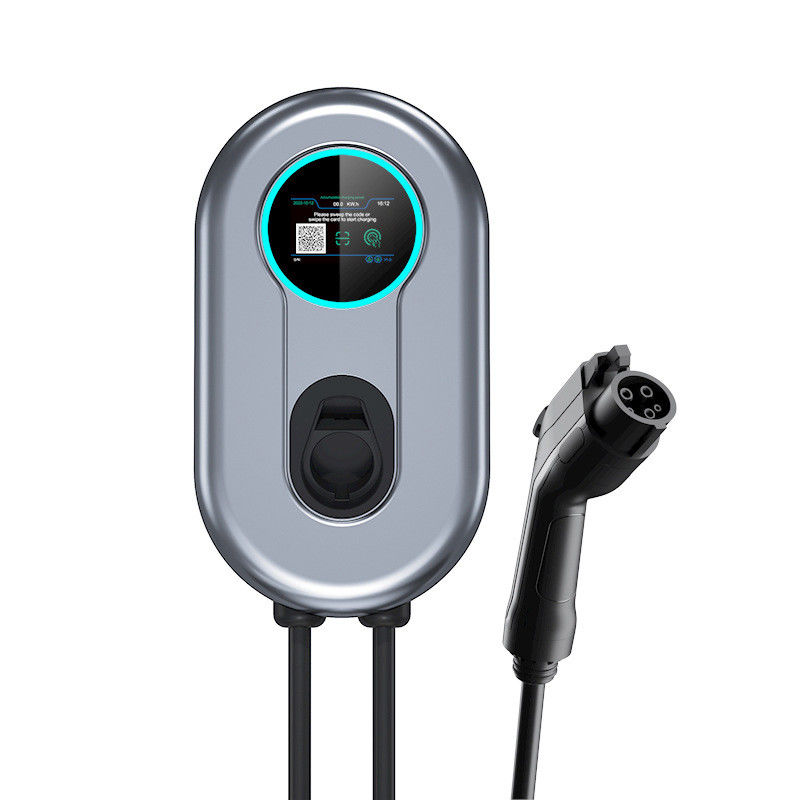 3 заряжатель Wifi AC EV типа 2 участков 400v поручая регулируемое течение