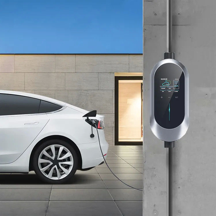 Заряжатель электротранспорта одиночного оружия типа 1 7kw ЕС SAE J1772 портативный