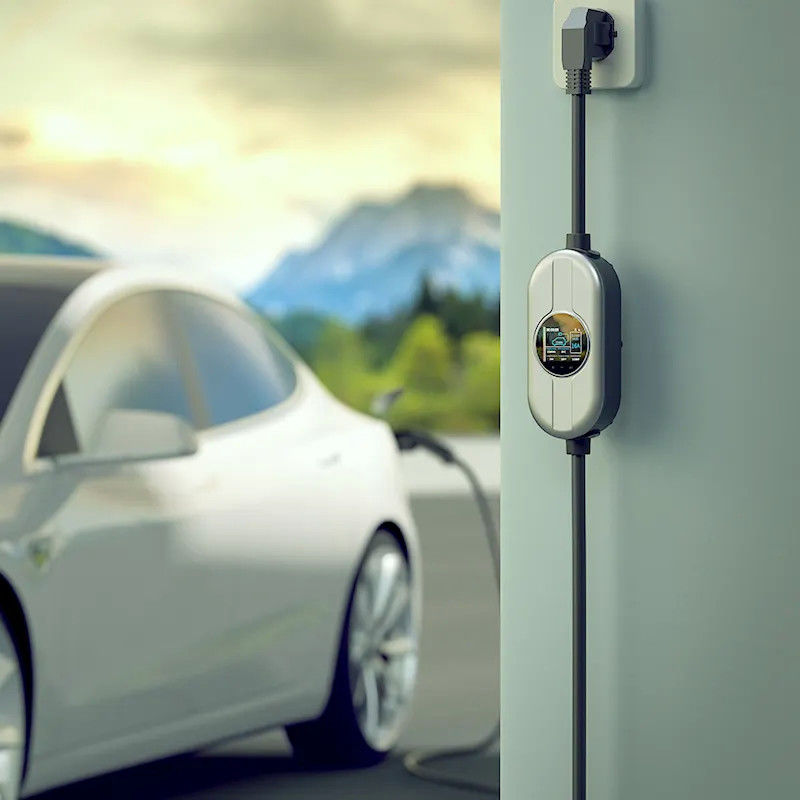 заряжатель зарядной станции EV кабеля портативный EV 5m или 7.4m 1 AC 230V участка